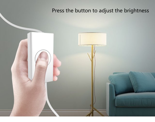 Ledningsdimmer 80W hvit, bilde 1 av 4