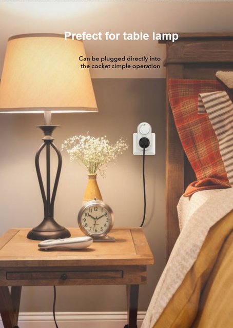 Plug In dimmer 100W hvit, bilde 3 av 6