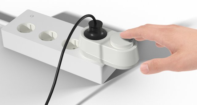 Plug In dimmer 100W hvit, bilde 5 av 6