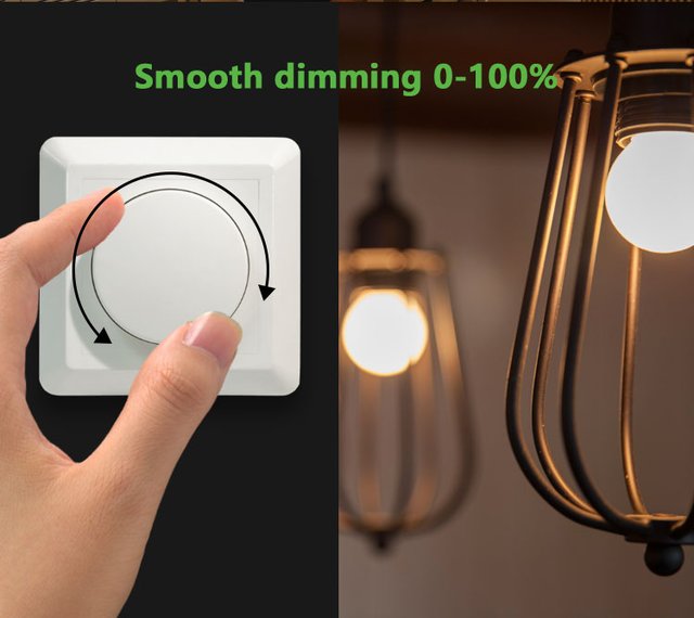 Dimmer 150W hvit, bilde 5 av 8