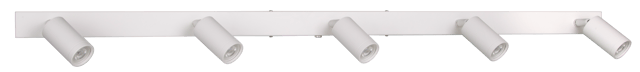Mino skinne 5lys 100cm hvit 4
