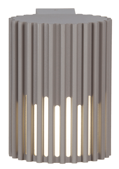 Alstra utelampe vegg 1lys IP65 16,3cm grå 4