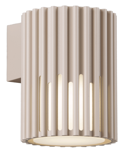 Alstra utelampe vegg 1lys IP65 16,3cm beige 2