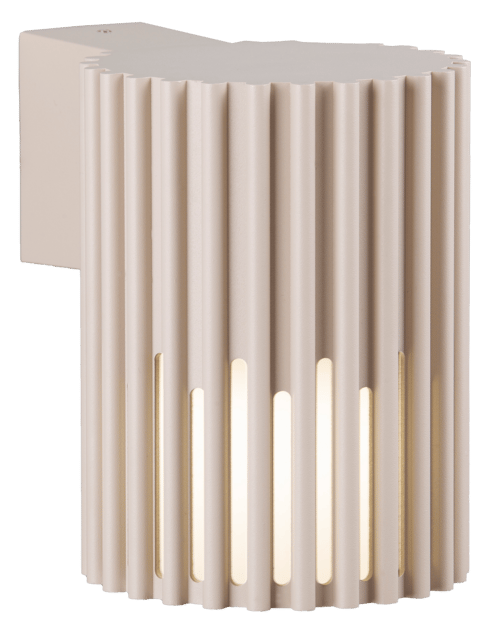 Alstra utelampe vegg 1lys IP65 16,3cm beige 3