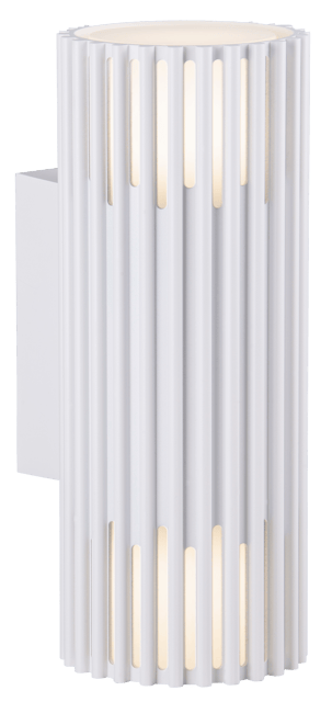 Alstra utelampe vegg 2lys IP65 30,5cm hvit 3