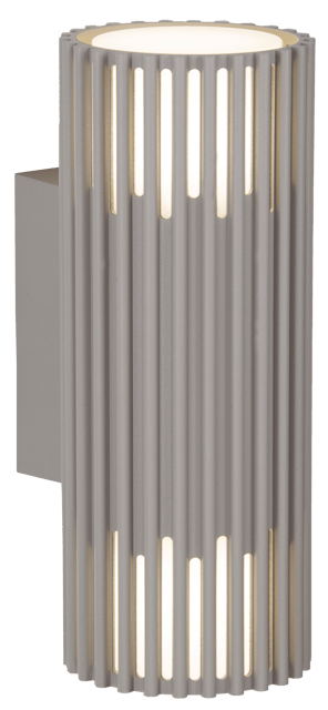 Alstra utelampe vegg 2lys IP65 30,5cm grå 2
