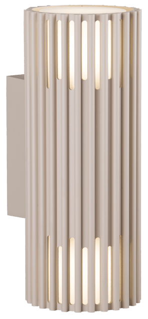 Alstra utelampe vegg 2lys IP65 30,5cm beige 3