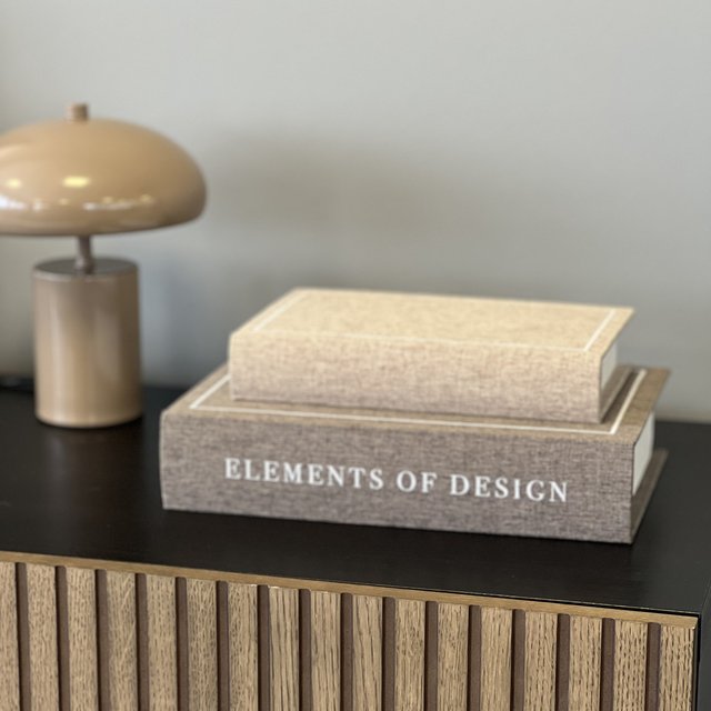 Coffee books design 2pk. brun 2