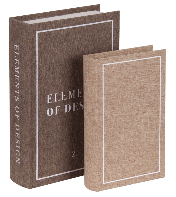 Coffee books design 2pk. brun 3