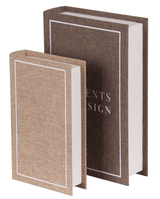 Coffee books design 2pk. brun, bilde 7 av 12