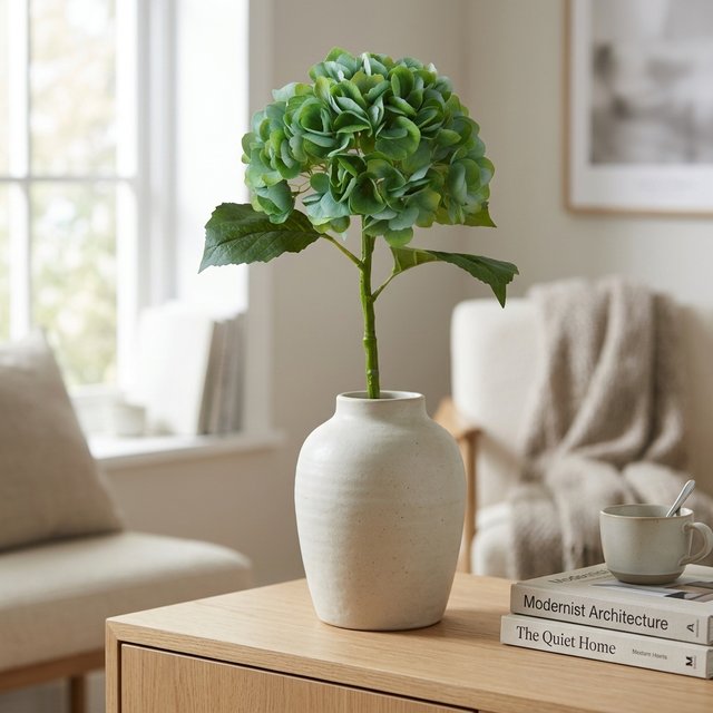 Hortensia 88cm grønn 1