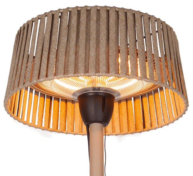 Terrassevarmer Oslo gulv IP44  202cm 1500W beige, bilde 5 av 9