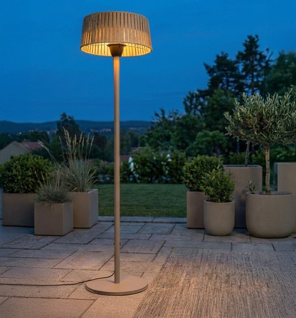 Terrassevarmer Oslo gulv IP44  202cm 1500W beige, bilde 1 av 9