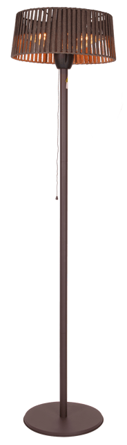Terrassevarmer Oslo gulv IP44 202cm 1500W brun , bilde 2 av 7
