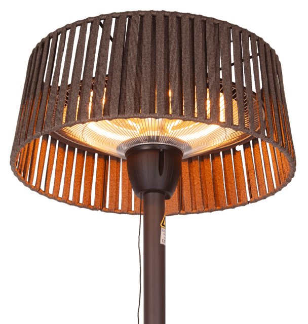 Terrassevarmer Oslo gulv IP44 202cm 1500W brun , bilde 3 av 7