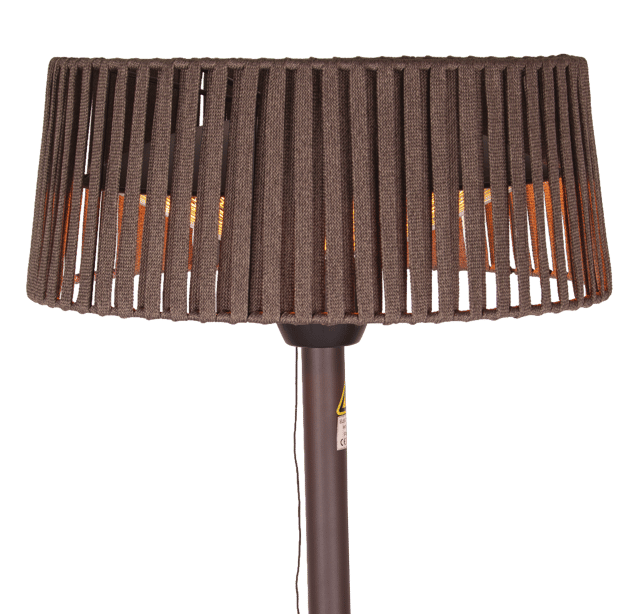 Terrassevarmer Oslo gulv IP44 202cm 1500W brun , bilde 5 av 7