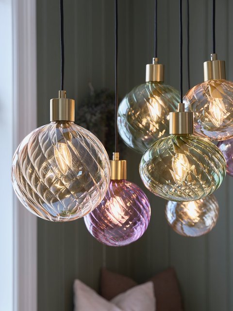 Elara taklampe rektangel 7lys 87cm flerfarget , bilde 7 av 15