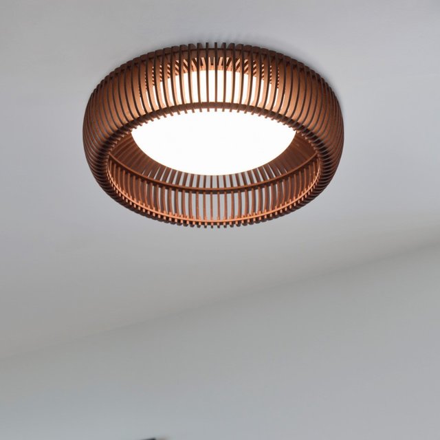 Daniella LED plafond taklampe 43cm valnøtt 2