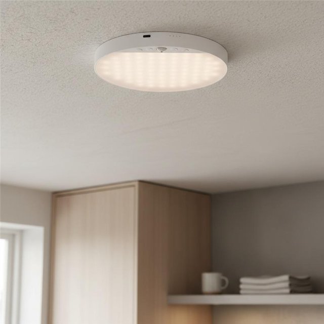 Pixi LED plafond taklampe oppladbar 15cm hvit 1