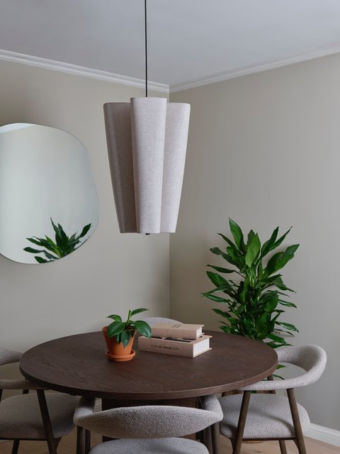 Sval taklampe 40cm beige 4