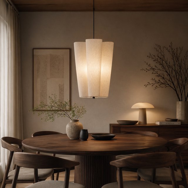 Sval taklampe 40cm beige 1
