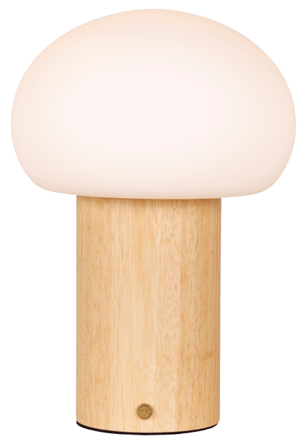 Nara LED oppladbar bordlampe 26cm natur 3