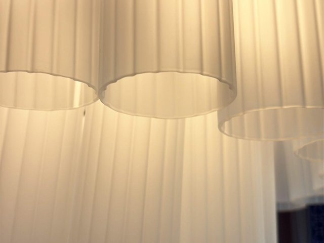 Venice taklampe lysekrone 2lag 50cm hvit, bilde 7 av 15