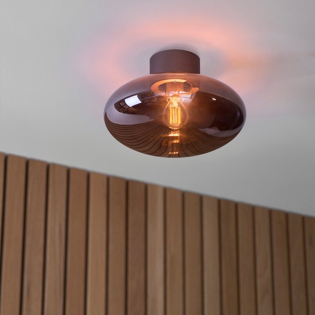 Leana plafond taklampe 25cm brun 1