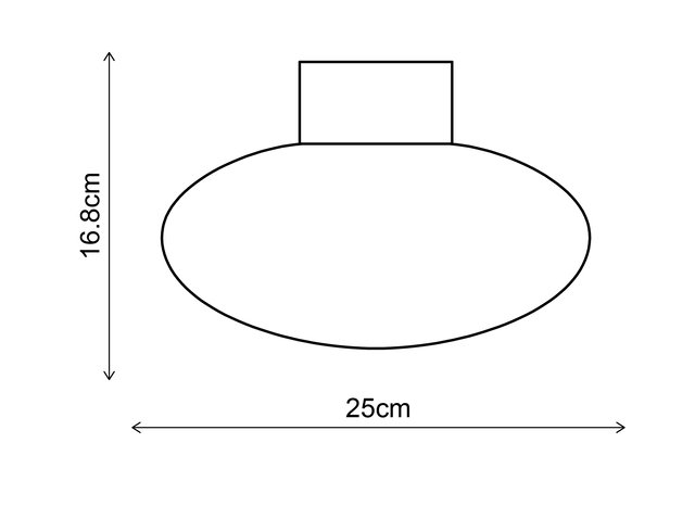 Leana plafond taklampe 25cm brun , bilde 6 av 6