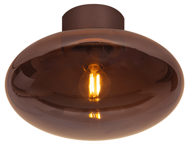 Leana plafond taklampe 25cm brun 2