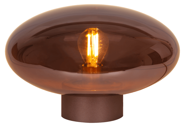 Leana bordlampe 16cm brun 3