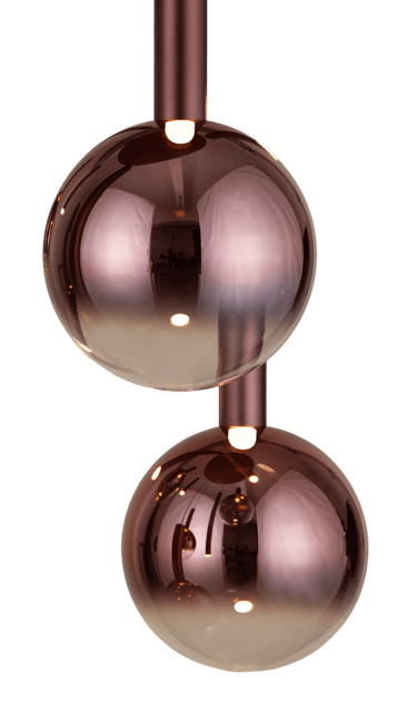 Serena taklampe rondell 9lys 62cm brun , bilde 10 av 12