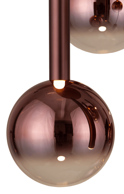 Serena taklampe oval rondell 12lys 120cm brun , bilde 10 av 11