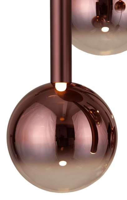 Serena taklampe oval rondell 12lys 120cm brun , bilde 8 av 11