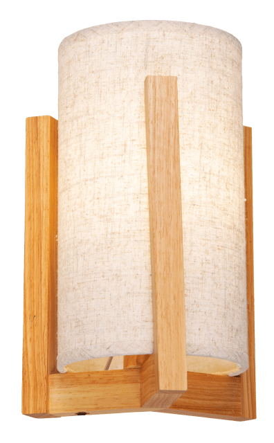 Rotunda vegglampe 28cm natur 2