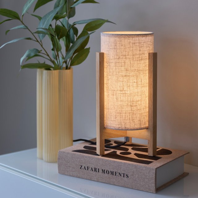 Rotunda bordlampe 32cm natur 2