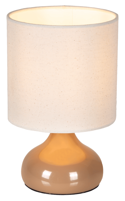 Thilde bordlampe med skjerm 24,5cm beige , bilde 3 av 5