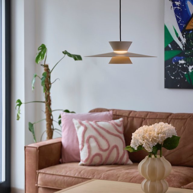 Nomi LED taklampe 45cm beige , bilde 2 av 9