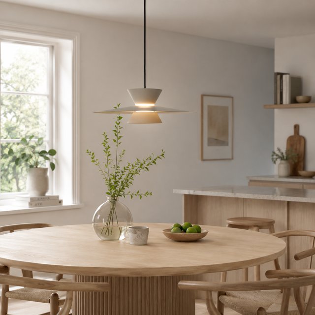 Nomi LED taklampe 45cm beige , bilde 1 av 9