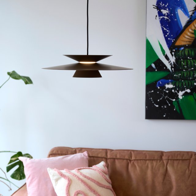 Selin LED taklampe 45cm brun, bilde 2 av 9