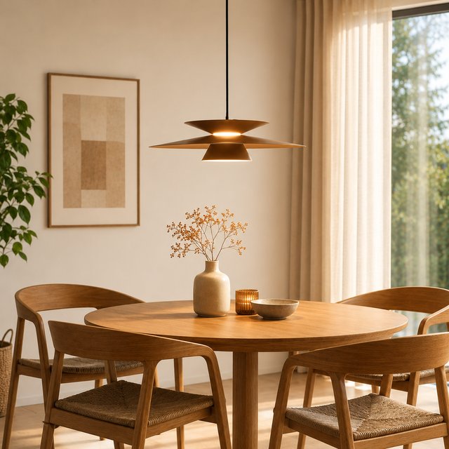 Selin LED taklampe 45cm brun, bilde 1 av 9