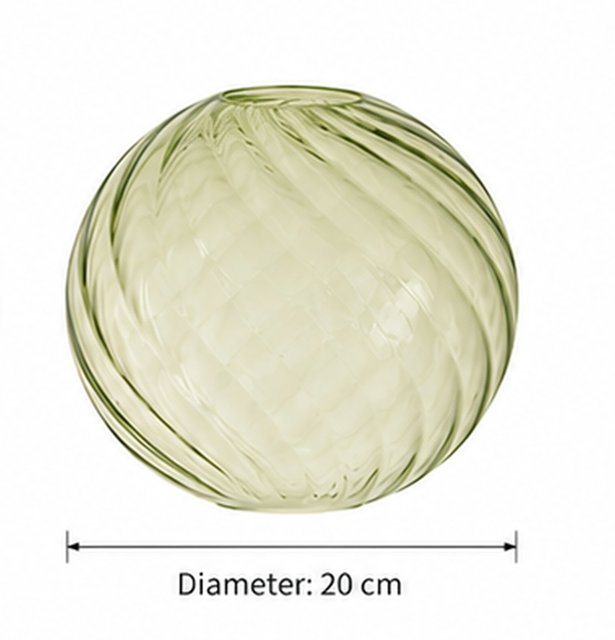 Reserveglass Elara taklampe rektangel grønn rund 20cm 2
