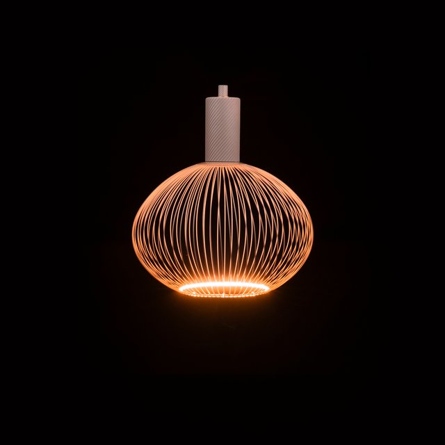 LED Floating filo oval 30cm 6W sand 1