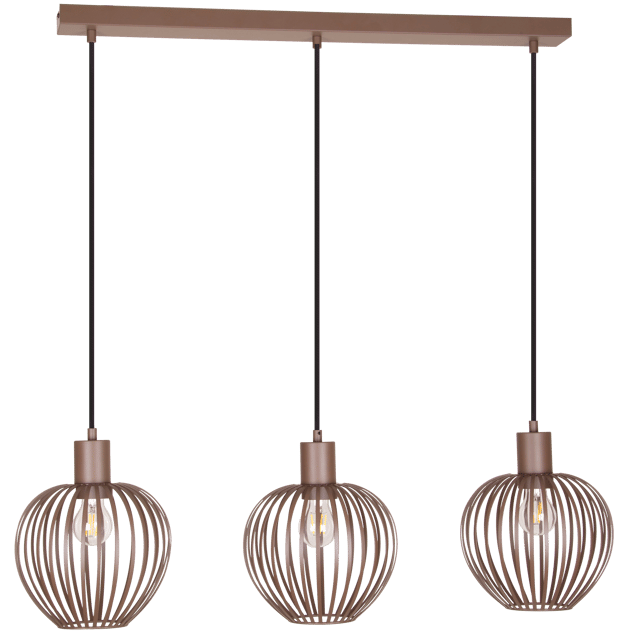 Keliz taklampe rekke 3lys 80cm coffee , bilde 7 av 8