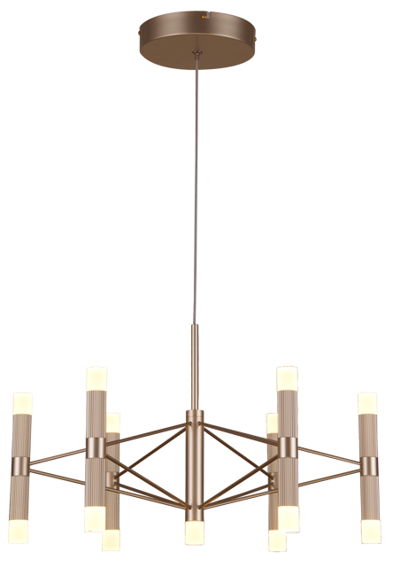 Aria taklampe 7lys 60cm gull, bilde 3 av 10