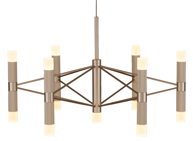 Aria taklampe 7lys 60cm gull, bilde 4 av 10