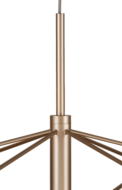 Aria taklampe 7lys 60cm gull, bilde 7 av 10