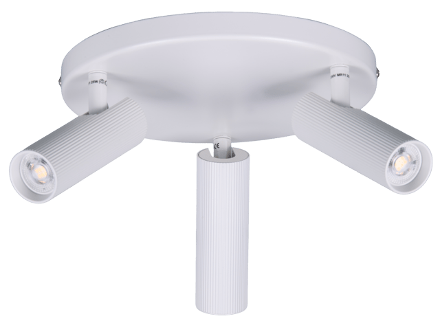 Lyra takspot 3lys 23cm hvit, bilde 5 av 7