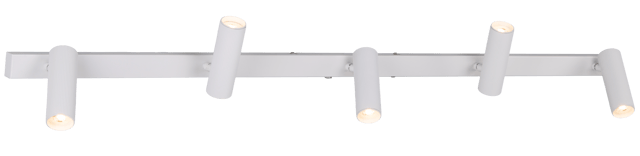 Lyra skinne 5lys 115cm hvit , bilde 5 av 9