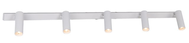 Lyra skinne 5lys 115cm hvit 4